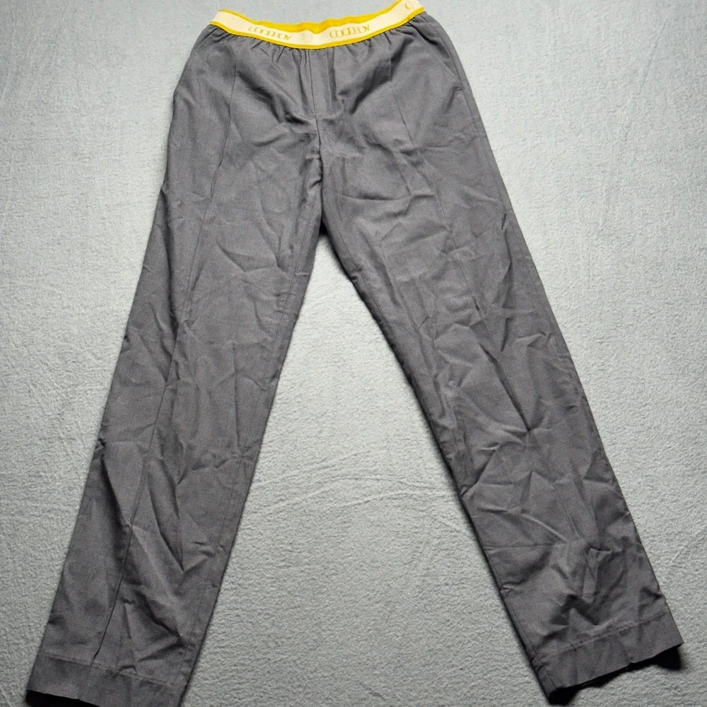 Goodboy Limited Collection Grey Wool Trousers Elastic Logo Waist GB-PT34 Size M